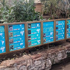 Tropical Realm - Free roaming inhabitants signage 241123