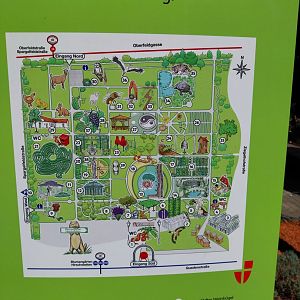 Blumengärten Hirschstetten - Map