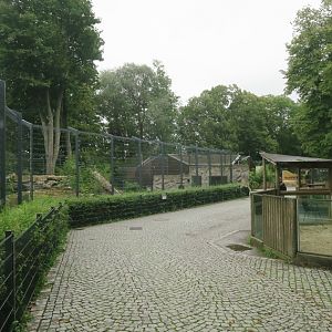 Enclosure for sibirian tigers