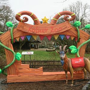 China Lights - Hennes the mascot of 1.FC Köln