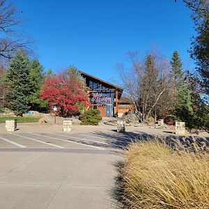 Akron Zoo - View from parking lot