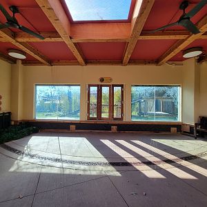 Akron Zoo - Sumatran tiger exhibit, lower area of seated viewing