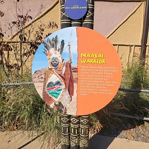 Akron Zoo - Maasai Warriors sign