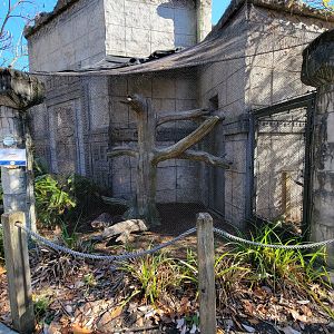 Akron Zoo - Seasonal habitat, empty on my visit