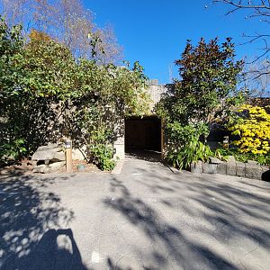 Akron Zoo - Entrance to Patagonian mara, bat building
