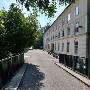 Towards the entrance