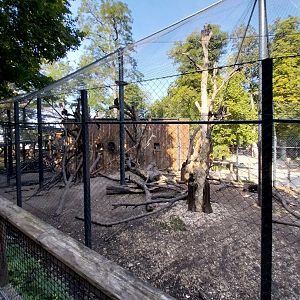 Lion-tailed macaque aviaries