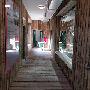 Monkey house - Staff area