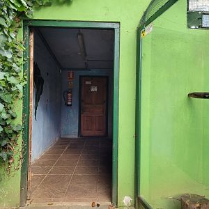 Tamarin and marmoset house entrance -Zoo de Santillana del Mar (2023)