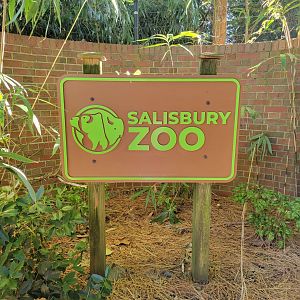 Salisbury Zoo - New zoo logo sign