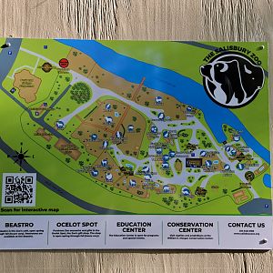 Salisbury Zoo - New zoo map (Nov 2023)