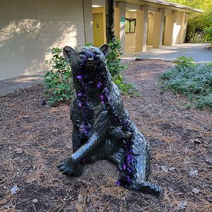 Salisbury Zoo - Another Andean bear statue