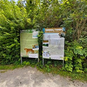 Tiger taiga info sign