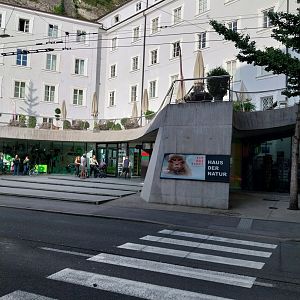 Haus der Natur - Main entrance and building