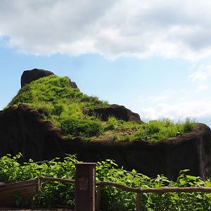 Pairi Daiza Steam Railway ride - Gorilla volcano, 2023-05-16