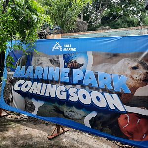upcoming marine park billboard