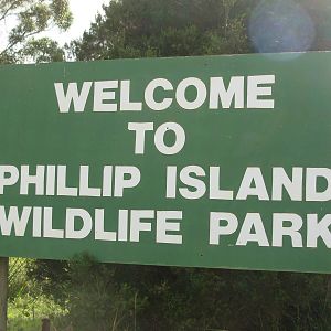 Phillip Island Wildlife Park - Entrance