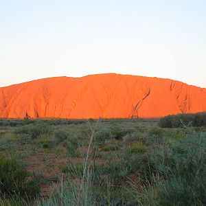 Uluru (Ayers Rock) in the sun