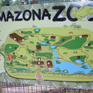 Amazona Zoo, Cromer: Map