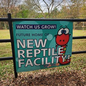 Montgomery Zoo - New reptile house coming soon