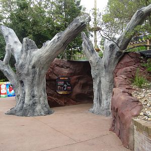 Entrance to the new Nocturnal House 'Nguwing nura'