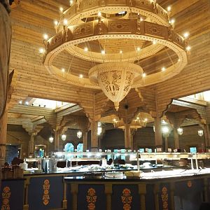 Russian restaurant Izba interior - Buffet, 2023-05-15