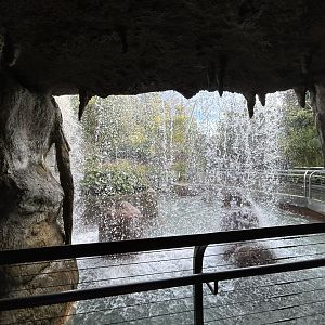 Underneath Rady Falls - Africa Rocks