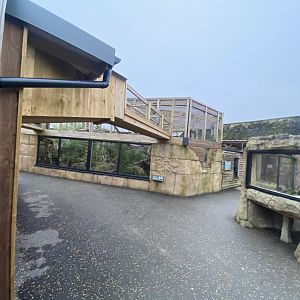 View towards Binturong (left) and Meerkat exhibit 040124