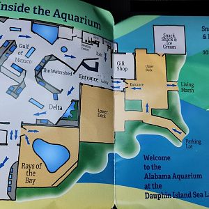 Alabama Aquarium - Map