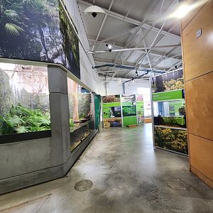 Alabama Aquarium - Inside exhibit building