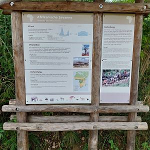 Lewa savanna - Information point