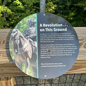 Guilford Courthouse Battle Signage
