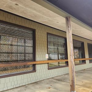 Alabama Wildlife Center - Ambassador animals holding area