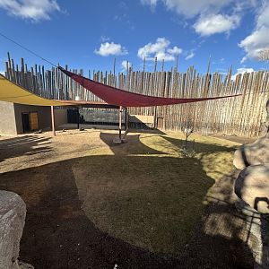 Emu and Gay kangaroo exhibit