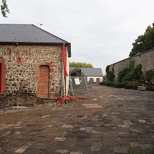 Renovation of buildings around the petting zoo area into Farmhouse Lodges, 2023-10-13