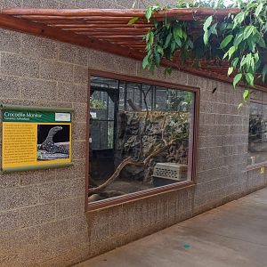 Crocodile monitor enclosure