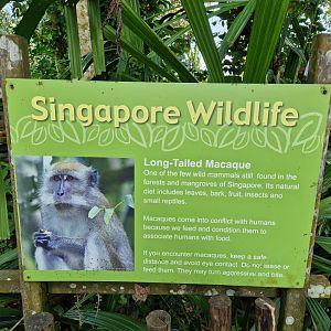 Singapore Wildlife sign