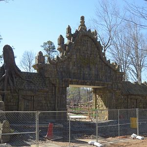 Asia - Entrance to the Asia Exhibit Complex (Under Construction)