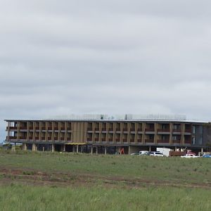 Safari Hotel under Construction in Wild Africa Area