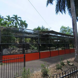 Capybara (L) and Wombat (R) Enclosures