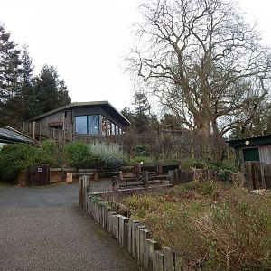 View towards Monkey Heights from exit of Amphibian Ark 050224