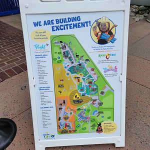 Santa Ana Zoo - Current map