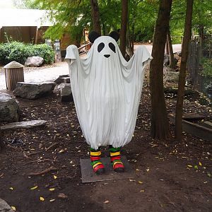 Halloween decoration - Panda ghost, 2023-10-13