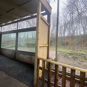 Amur leopard enclosure viewpoint 140224