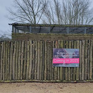 Former Lemur House at Twycross Zoo, 11th February 2024