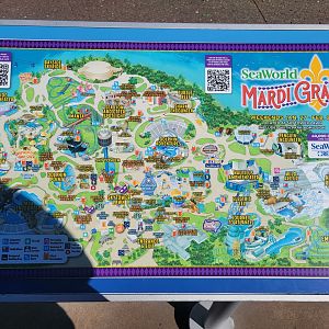 SeaWorld San Diego - Map for January 2024