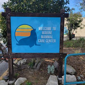 Marine Mammal Care Center - Entrance sign