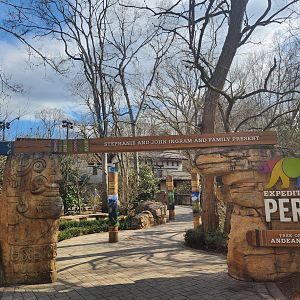 Nashville Zoo - Expedition Peru entrance