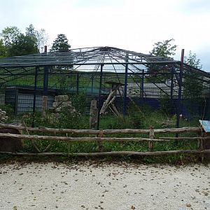 Sikypark Crémines - Caracal and serval rotational enclosure