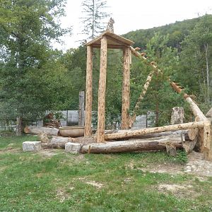 Sikypark Crémines - Tiger enclosure